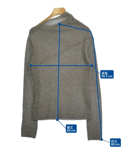 AK+1 by EFFE BEAMS（エーケーワンバイエッフェビームス）ニット・セーター 茶 サイズ:-(S位) レディース/2200725523169