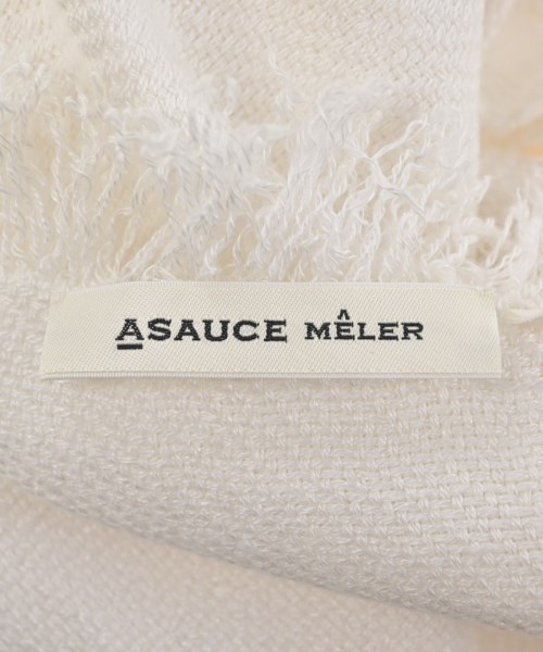 ASAUCE MELER（アソースメレ）ストール 白 サイズ:- レディース/2200640199050
