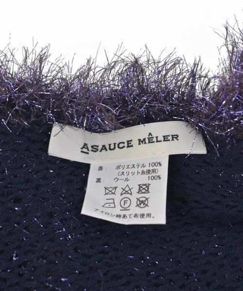 ASAUCE MELER（アソースメレ）マフラー 紫 サイズ:- レディース/2200614609127