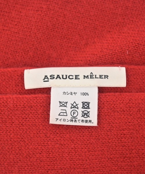 ASAUCE MELER（アソースメレ）ストール 赤 サイズ:- レディース/2200629501027
