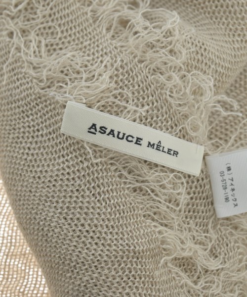 ASAUCE MELER（アソースメレ）ストール ベージュ サイズ:- レディース/2200633515072