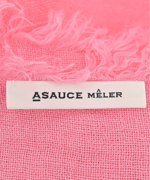 ASAUCE MELER（アソースメレ）ストール ピンク サイズ:- レディース/2200606154109