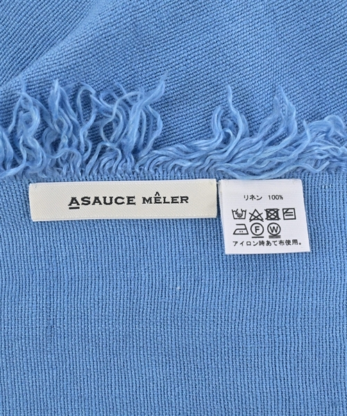 ASAUCE MELER（アソースメレ）ストール 青 サイズ:- レディース/2200612795129