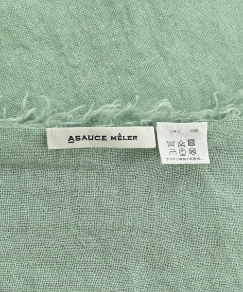 ASAUCE MELER（アソースメレ）ストール 緑 サイズ:- レディース/2200618302222