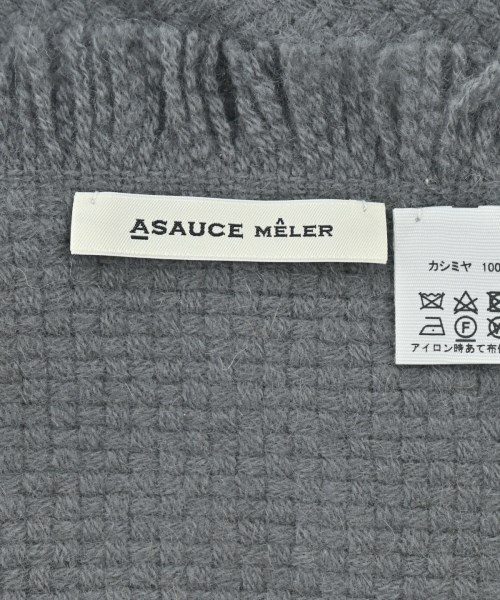ASAUCE MELER（アソースメレ）ストール グレー サイズ:- レディース/2200611536877