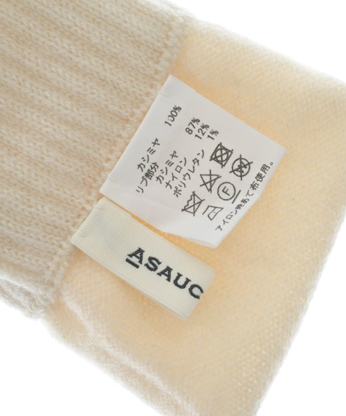ASAUCE MELER（アソースメレ）手袋 白 サイズ:- レディース/2200616182147