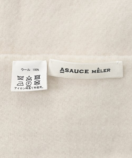 ASAUCE MELER（アソースメレ）ストール 白 サイズ:- レディース/2200674626249