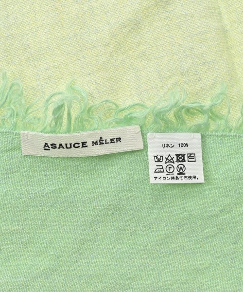 ASAUCE MELER（アソースメレ）ストール 緑 サイズ:- レディース/2200675462143