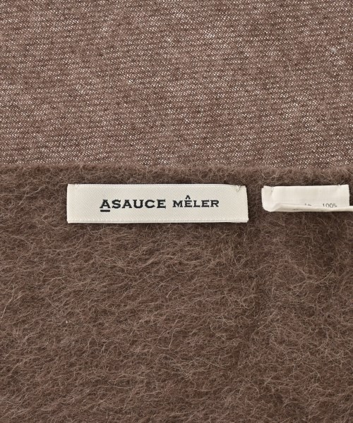 ASAUCE MELER（アソースメレ）ストール 茶 サイズ:- レディース/2200674469136