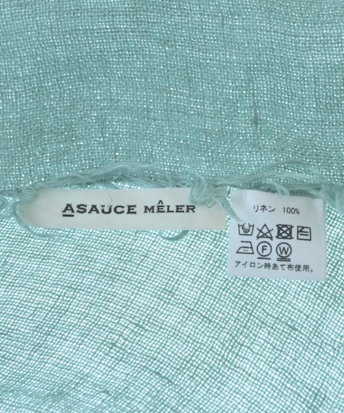 ASAUCE MELER（アソースメレ）ストール 緑 サイズ:- レディース/2200689938115