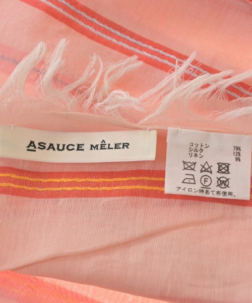ASAUCE MELER（アソースメレ）ストール ピンク サイズ:- レディース/2200702588303