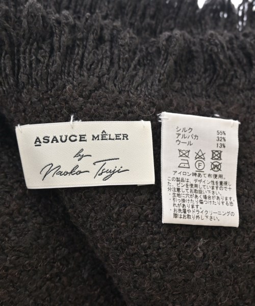 ASAUCE MELER（アソースメレ）ストール 茶 サイズ:- レディース/2200700160099