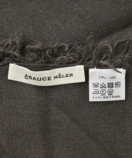 ASAUCE MELER（アソースメレ）ストール 茶 サイズ:- レディース/2200656417056