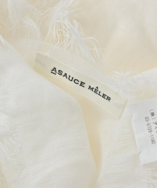 ASAUCE MELER（アソースメレ）ストール 白 サイズ:- レディース/2200730410041