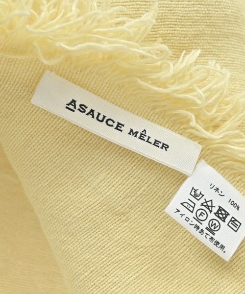 ASAUCE MELER（アソースメレ）ストール 黄 サイズ:- レディース/2200677937083