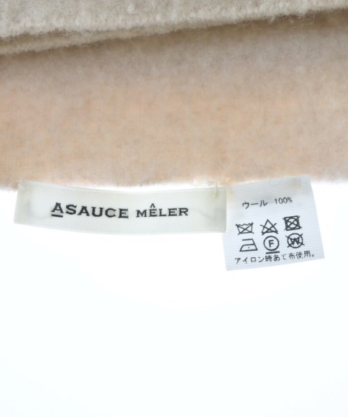 ASAUCE MELER（アソースメレ）マフラー ベージュ サイズ:- レディース/2200688092115