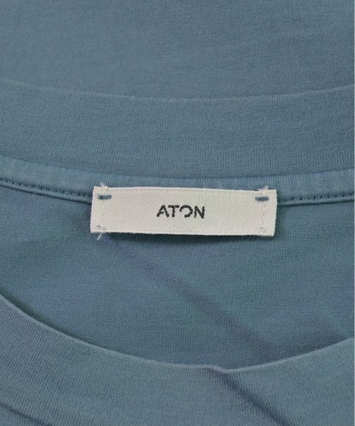 ATON（エイトン）Tシャツ・カットソー 青 サイズ:2(M位) メンズ/2200510248062