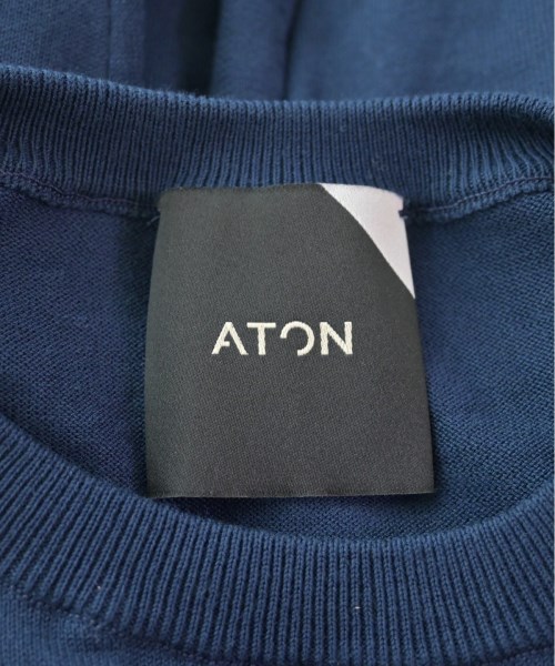 ATON（エイトン）ニット・セーター 紺 サイズ:06(XL位) メンズ/2200488560081