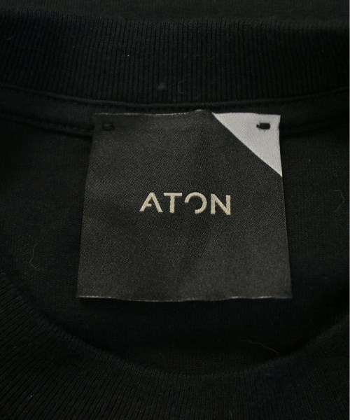 ATON（エイトン）Tシャツ・カットソー 黒 サイズ:2(M位) メンズ/2200488560098