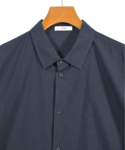 ATON（エイトン）カジュアルシャツ 紺 サイズ:04(XL位) メンズ/2200554352046