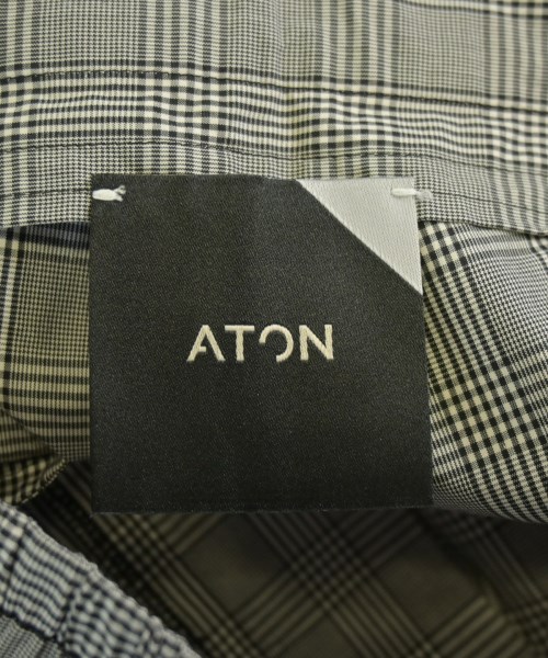 ATON（エイトン）スラックス グレー サイズ:4(XL位) メンズ/2200555310052