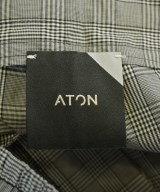 ATON（エイトン）スラックス グレー サイズ:4(XL位) メンズ/2200555310052