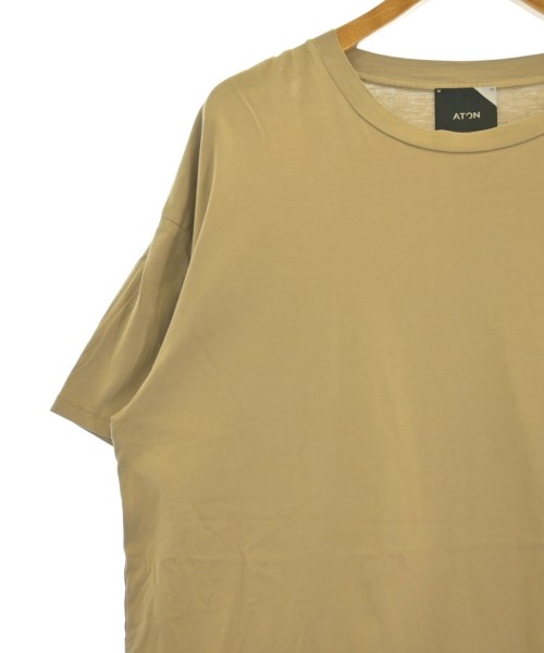 ATON（エイトン）Tシャツ・カットソー ベージュ サイズ:4(XL位) メンズ/2200559442049