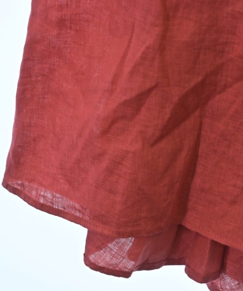 ATON（エイトン）ロング・マキシ丈スカート 赤 サイズ:01(S位) レディース/2200619751043