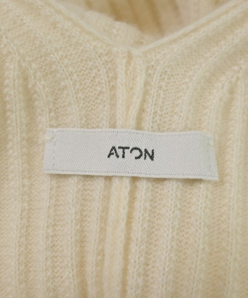 ATON（エイトン）ワンピース 白 サイズ:1(S位) レディース/2200635258021