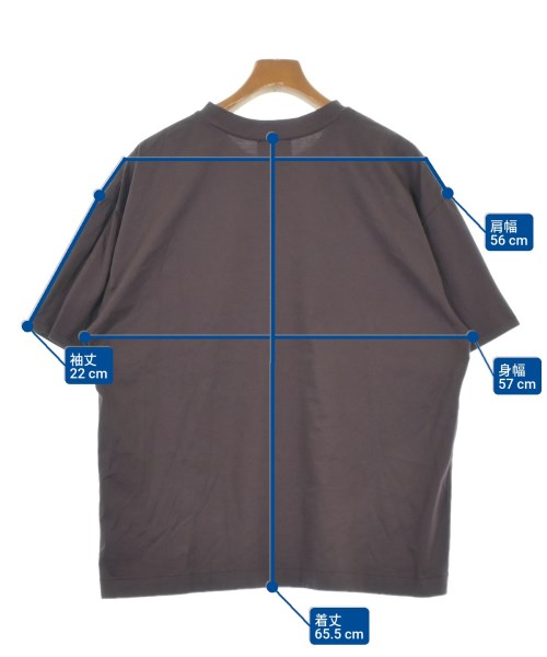 ATON（エイトン）Tシャツ・カットソー 茶 サイズ:4(XL位) メンズ/2200620787284
