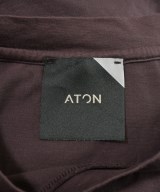 ATON（エイトン）Tシャツ・カットソー 茶 サイズ:4(XL位) メンズ/2200620787284