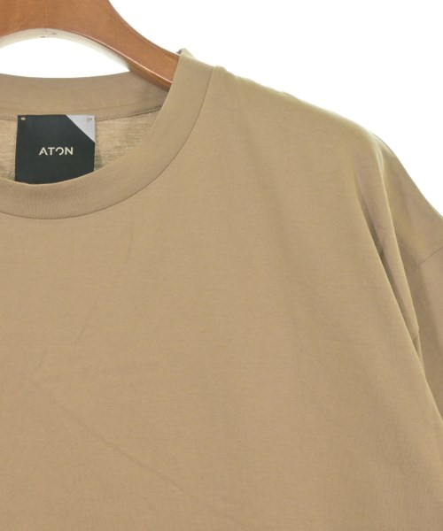 ATON（エイトン）Tシャツ・カットソー ベージュ サイズ:4(XL位) メンズ/2200620787291