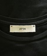 ATON（エイトン）Tシャツ・カットソー 黒 サイズ:01(S位) レディース/2200635418104