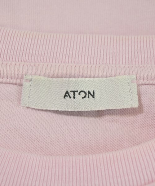 ATON（エイトン）Tシャツ・カットソー ピンク サイズ:2(M位) レディース/2200622041315