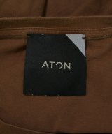 ATON（エイトン）Tシャツ・カットソー 茶 サイズ:2(M位) レディース/2200610879104