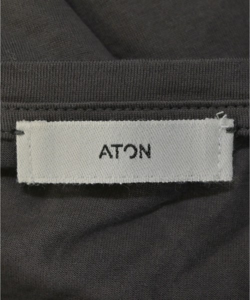 ATON（エイトン）Tシャツ・カットソー グレー サイズ:2(M位) レディース/2200633770136