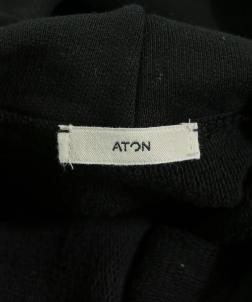 ATON（エイトン）パーカー 黒 サイズ:4(XL位) メンズ/2200635703040