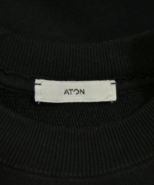 ATON（エイトン）スウェット 黒 サイズ:2(M位) メンズ/2200635703064