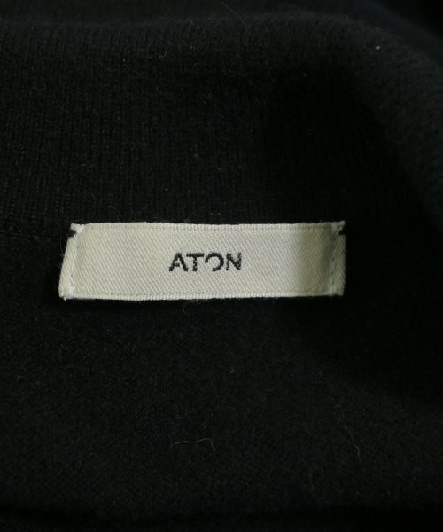 ATON（エイトン）ニット・セーター 黒 サイズ:2(M位) メンズ/2200635703071