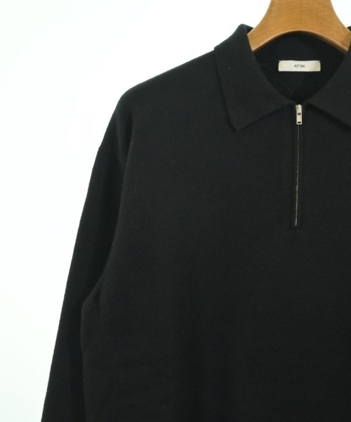 ATON（エイトン）ニット・セーター 黒 サイズ:2(M位) メンズ/2200635703071