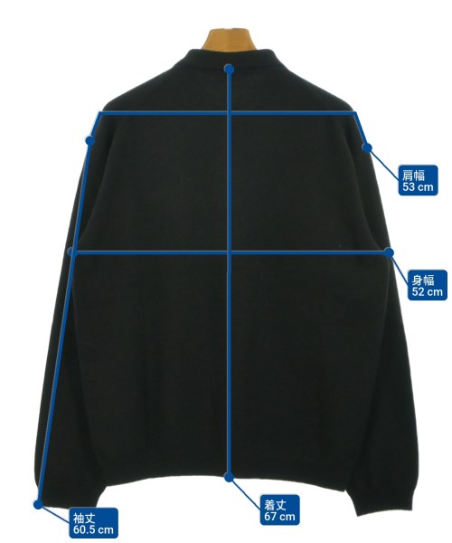 ATON（エイトン）ニット・セーター 黒 サイズ:2(M位) メンズ/2200635703071