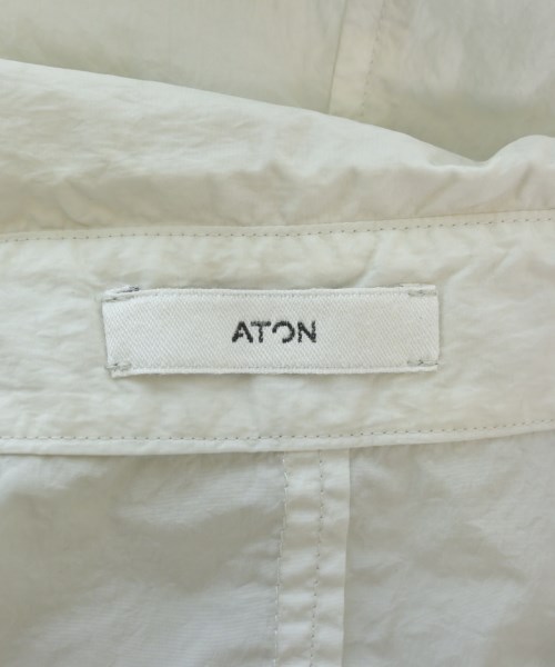 ATON（エイトン）ブルゾン 白 サイズ:4(XL位) メンズ/2200636723030