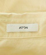 ATON（エイトン）カジュアルシャツ 黄 サイズ:02(M位) メンズ/2200636723085