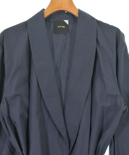 ATON（エイトン）チェスターコート 紺 サイズ:02(M位) レディース/2200622115085