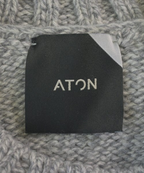 ATON（エイトン）ニット・セーター グレー サイズ:2(M位) レディース/2200620023184