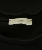 ATON（エイトン）Tシャツ・カットソー 黒 サイズ:2(M位) レディース/2200623760130