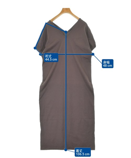 ATON（エイトン）ワンピース 茶 サイズ:02(M位) レディース/2200631848066