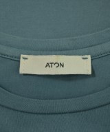 ATON（エイトン）Tシャツ・カットソー 青 サイズ:01(S位) レディース/2200619913038