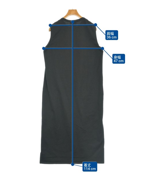 ATON（エイトン）ワンピース 黒 サイズ:02(S位) レディース/2200621784213