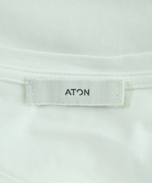 ATON（エイトン）Tシャツ・カットソー 白 サイズ:2(M位) レディース/2200623379066